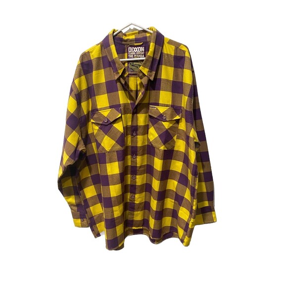 Dixxon Flannel Co Shirt Mamba Men's 4X Kobe Bryant NO 24 Plaid Lakers Rare - Picture 2 of 14